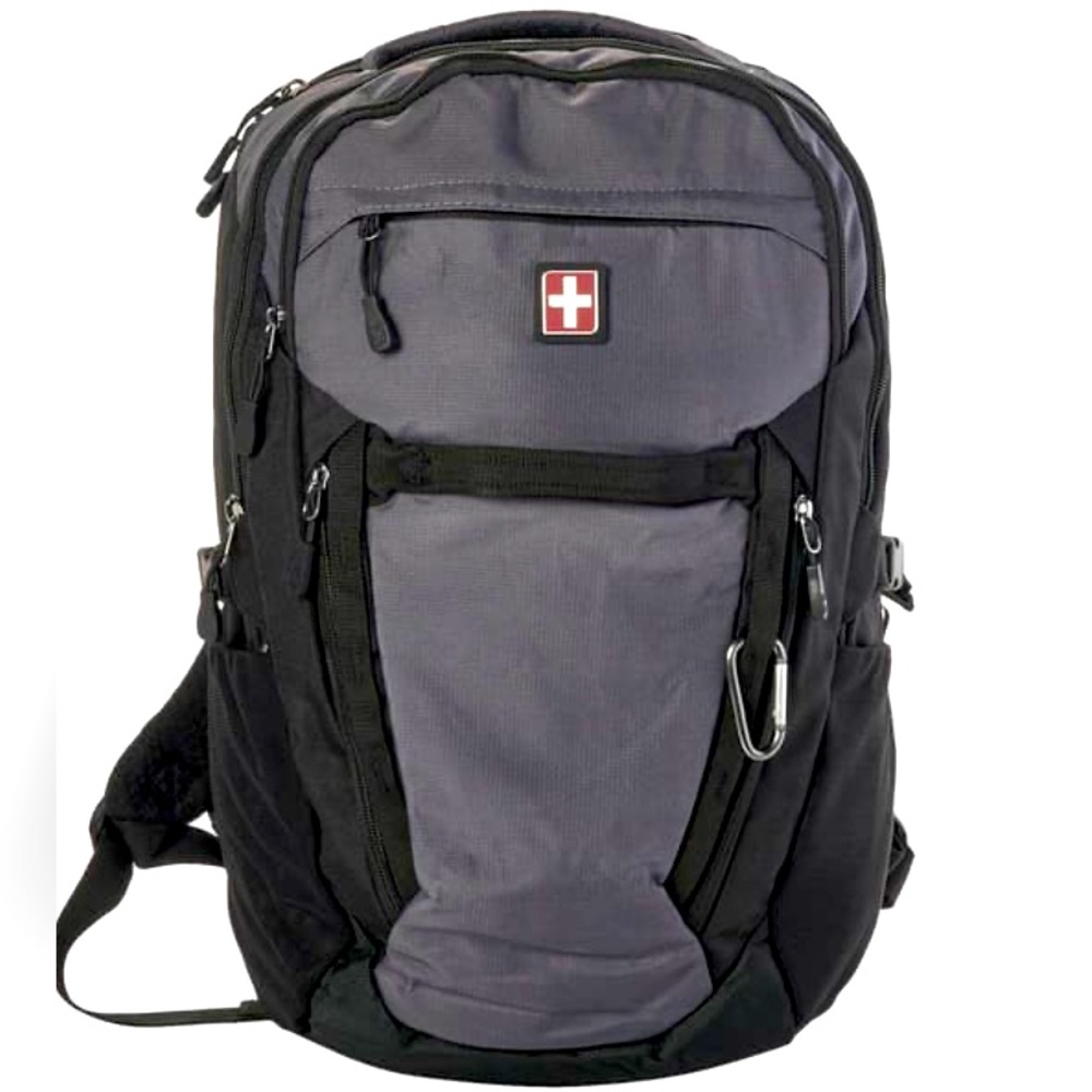 Swiss Tech Canton Backpack Multi Pocket Back Pack Unisex